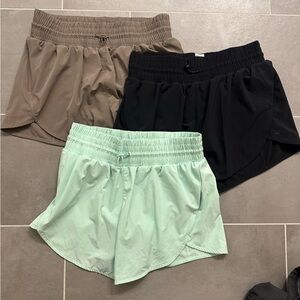 EUC - All In Motion Flex Woven High Rise Shorts 3” Bundle